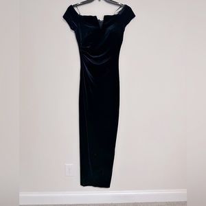 XSCAPE velvet dress